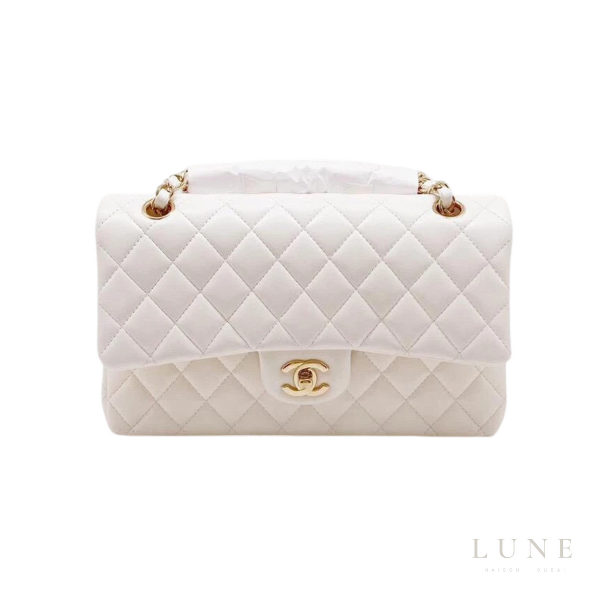 Chanel Classic Flap Bag White
