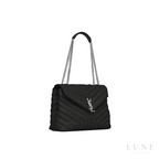 Saint Laurent Loulou Black Silver