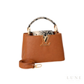Louis Vuitton Capucines Brown Python