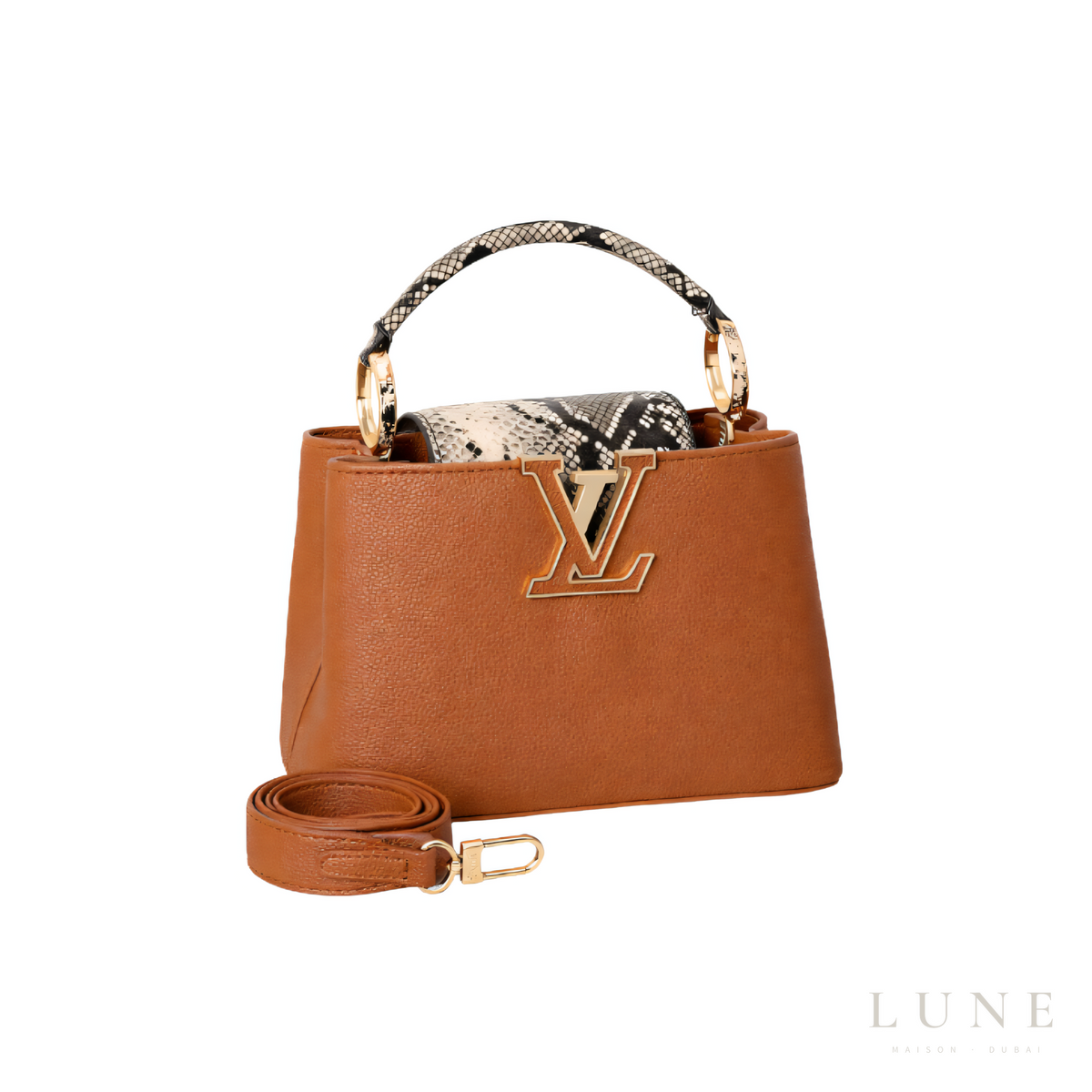 Louis Vuitton Capucines Taurillon Brown