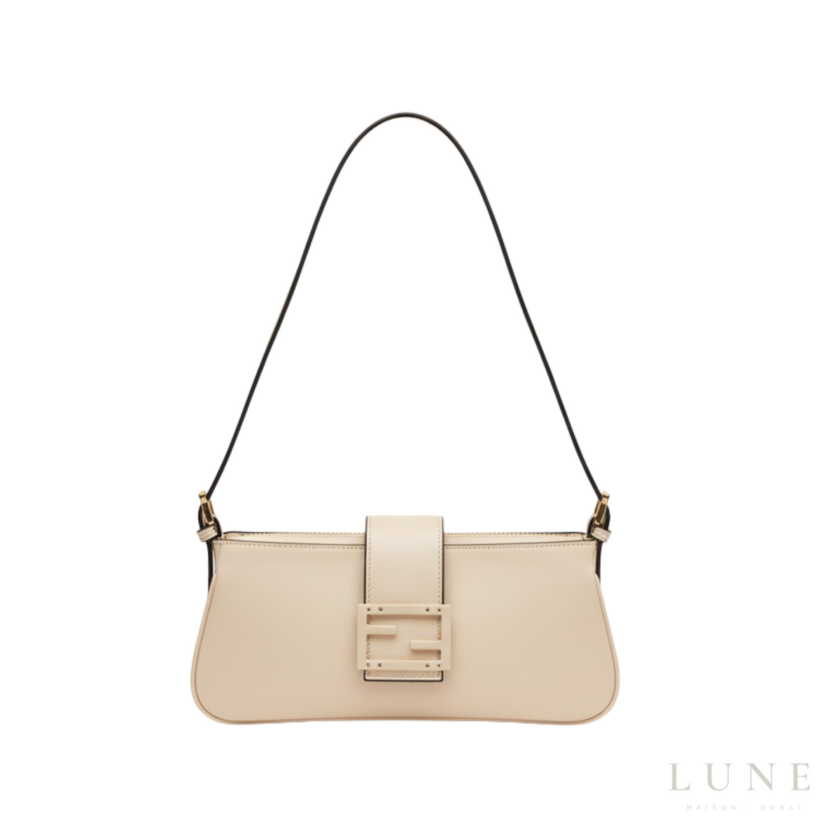 Fendi Baby B Selleria Calfskin Beige