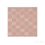 Gucci GG Monogram Jacquard Scarf – Pink