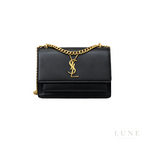 YSL Sunset Medium Black Gold