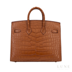 Hermès Birkin 25 Rich Brown Crocodile