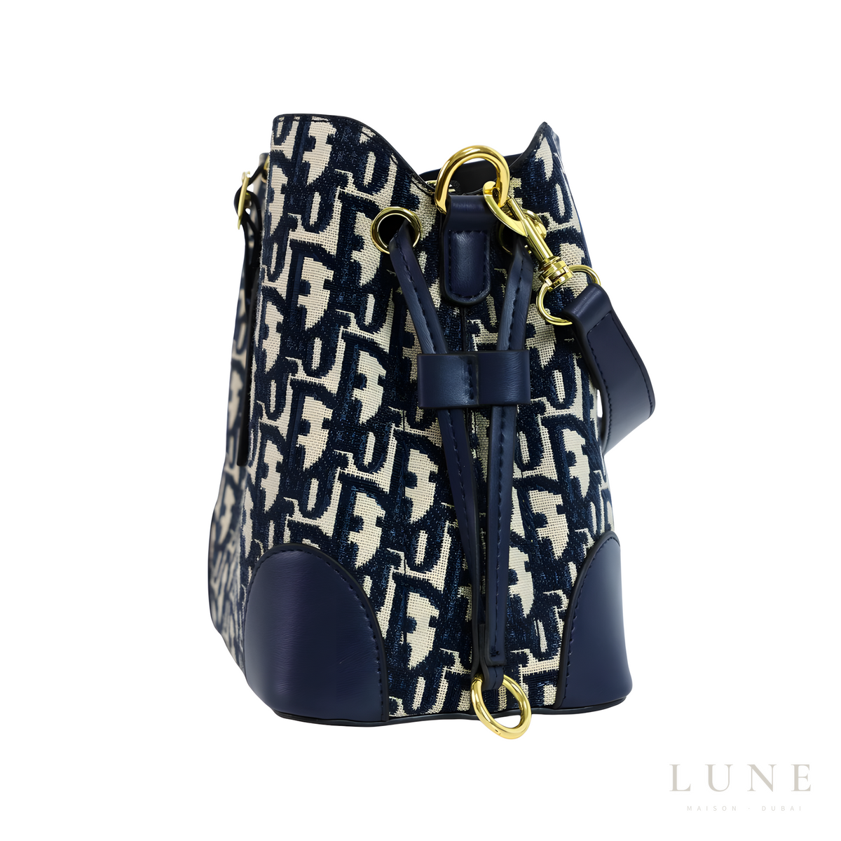 Dior Small Diorstar Bucket Blue