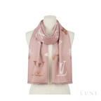 Louis Vuitton Monogram Scarf – Pink