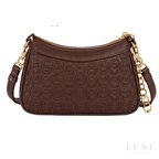 Aigner Bag | Delia Monogram Shoulder Bag – Brown