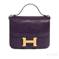 Hermès Constance Purple Croc
