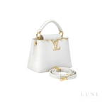 Louis Vuitton Capucines White