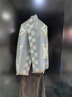 Louis Vuitton Monogram Light Scarf – Gray