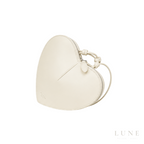 Alaïa Le Cœur Calfskin Bag – White