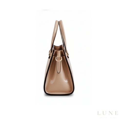 Louis Vuitton Satchel Bag Leather Neutral