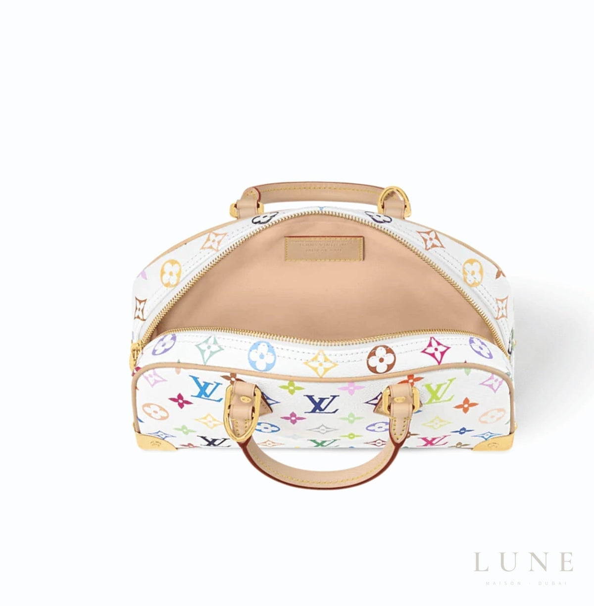 Louis Vuitton X Takashi Murakami East West Bag - White Multicolour