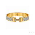 Hermes Enamel H Lock Bracelet
