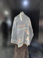Louis Vuitton Monogram Check Scarf – Grey