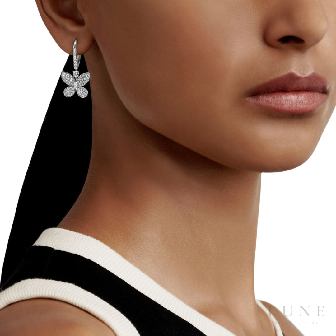 Graff Pavé Butterfly Set White/Silver