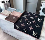 Louis Vuitton Monogram Scarf – Black