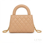 Chanel Kelly Shopper Bag – Beige Quilted - View 2