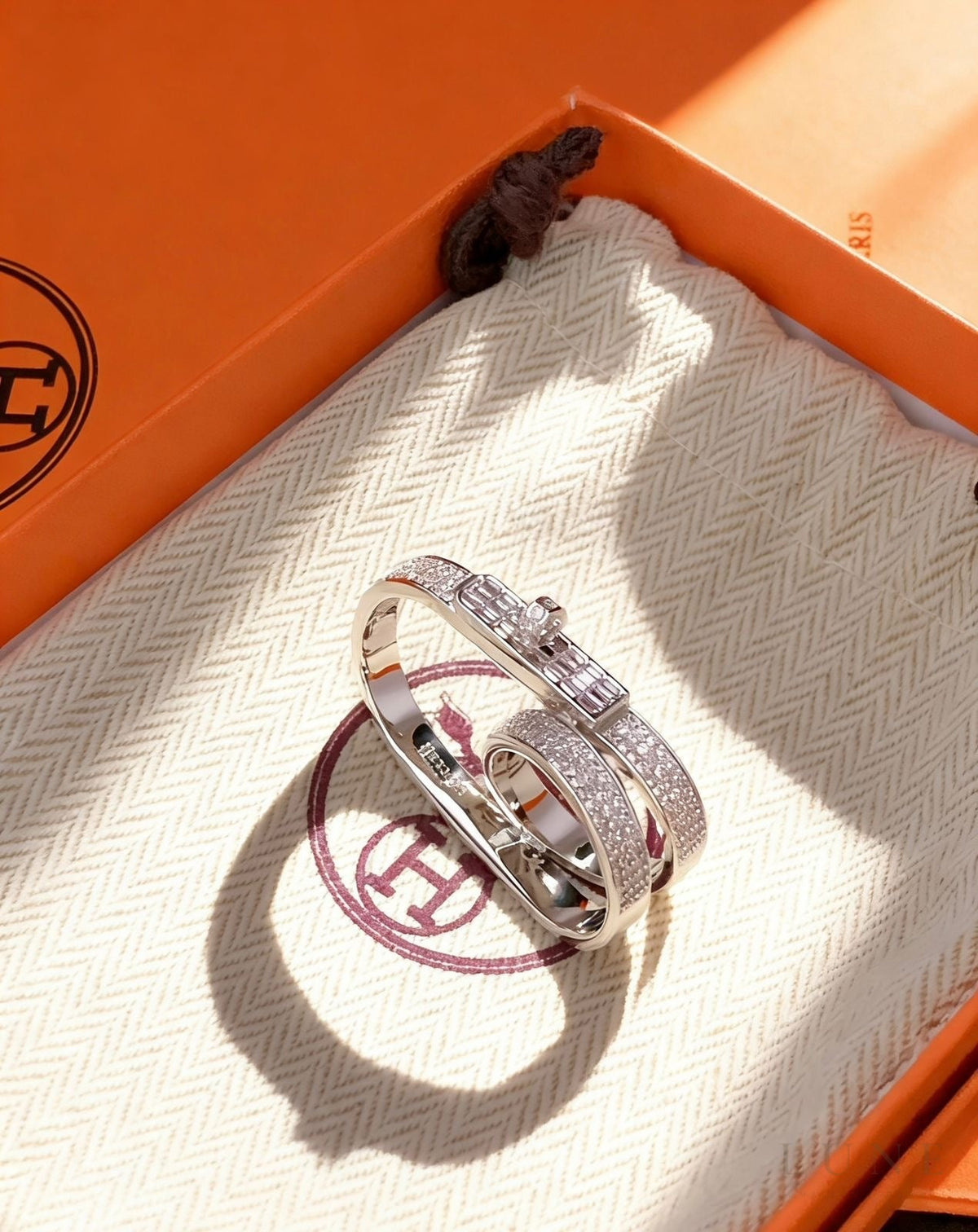 Hermès Kelly Gavroche Double Ring