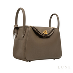 Hermès Mini Lindy Tc 20 Elephant Gray