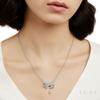 Graff Tilda's Bow Necklace White/Silver
