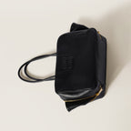 MiuMiu Leather Beau bag Black - Bagistaofficial
