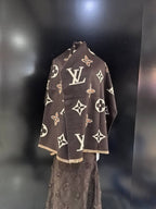 Louis Vuitton Monogram Scarf – Dark Brown