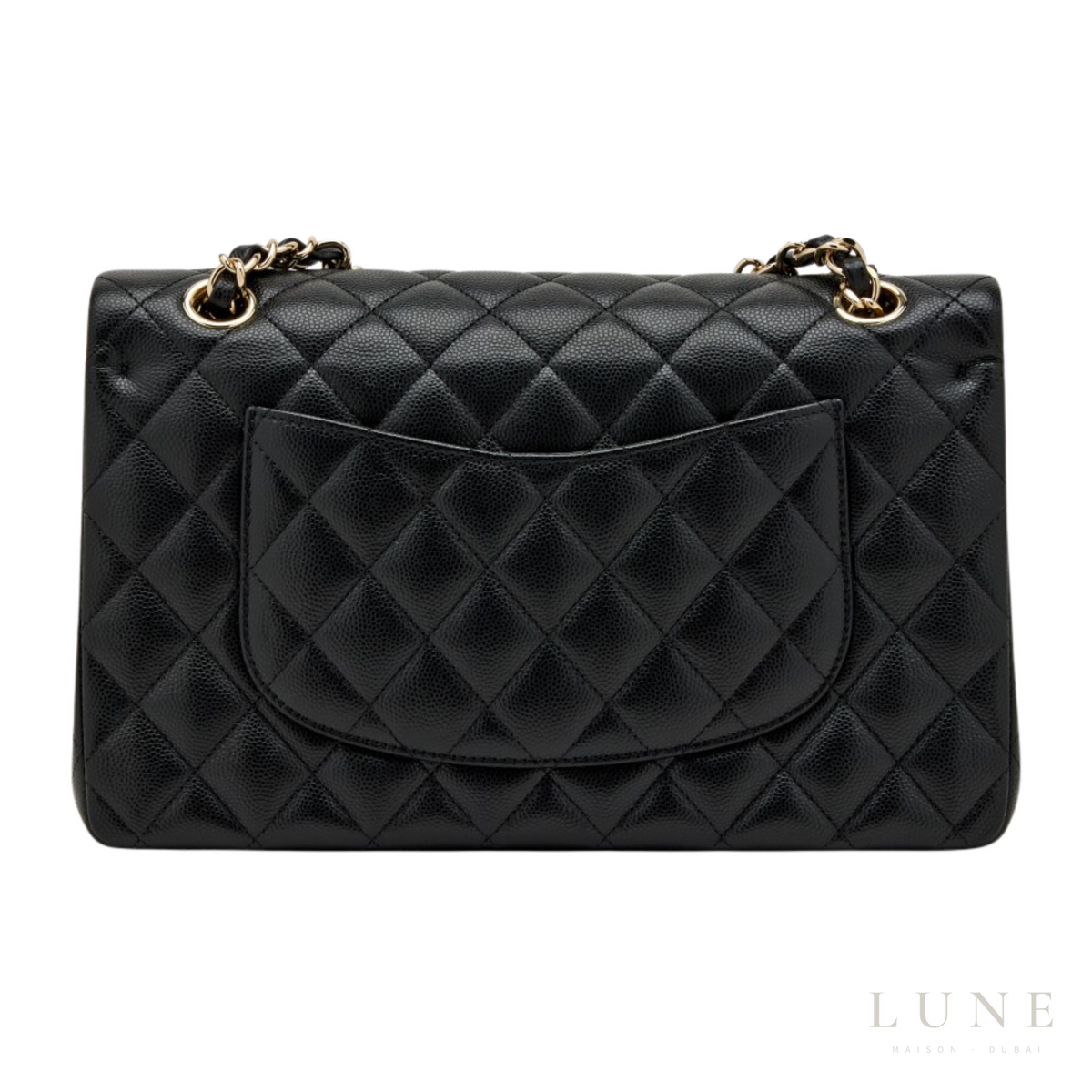 Chanel Classic Flap Bag Black Calfskin