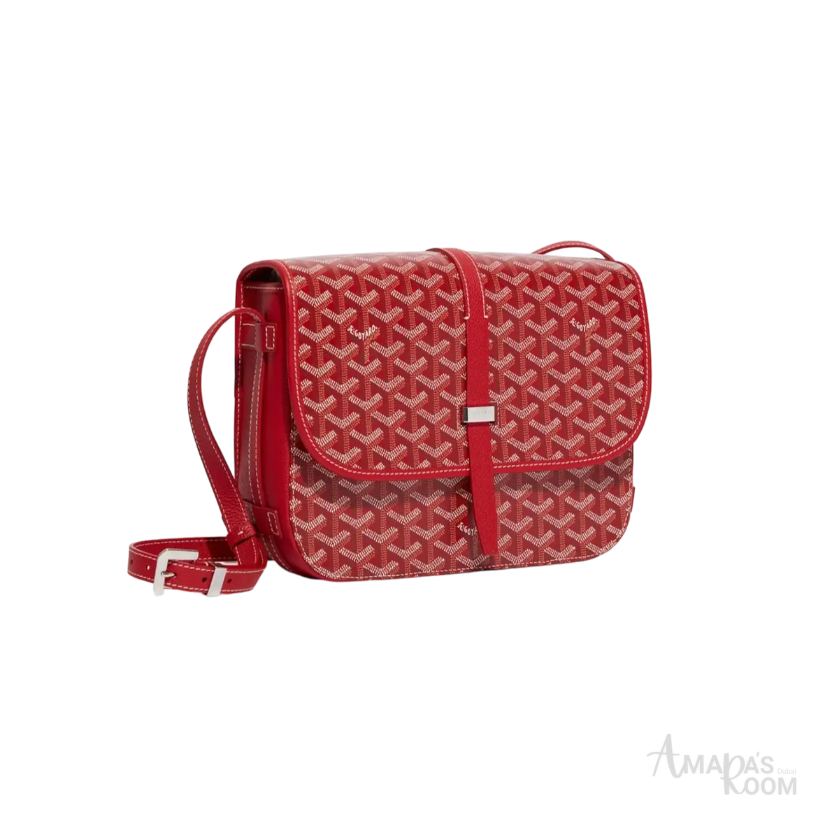Goyard Belvedere Crossbody Bag – Red - View 1