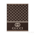 Gucci GG Reversible Logo Scarf – Dark Brown