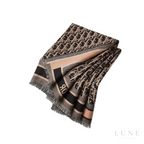 Dior Oblique Blanket Beige/Black Scarf