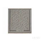 Dior Oblique Scarf – Grey