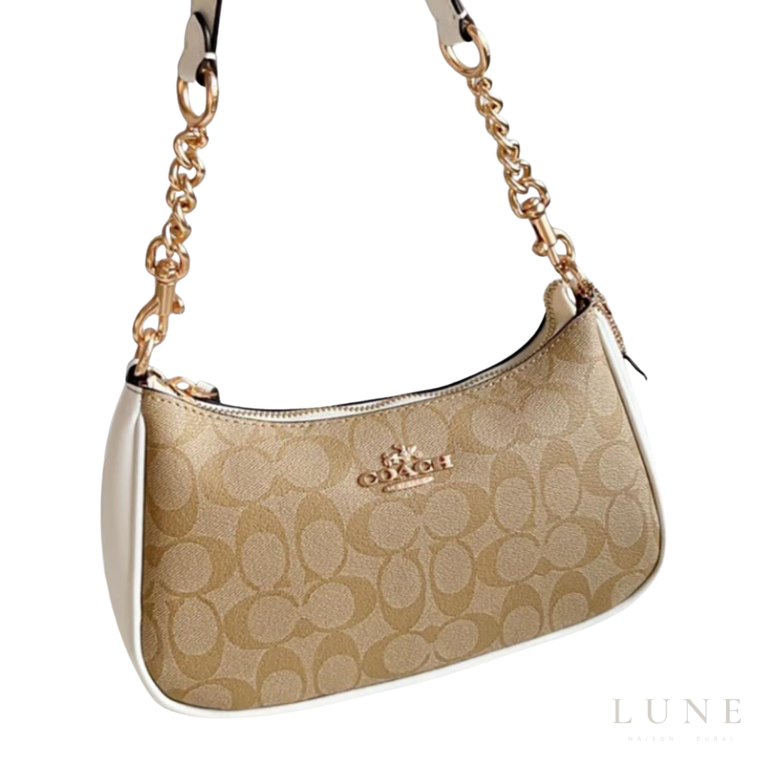 Coach Teri Shoulder Bag in Signature Canvas - View 2