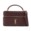 Saint Laurent Gaby Vanity Bag - Rich, Burgundy