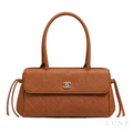 Chanel Bag | Grained Calfskin Stitched Urban Essentials Small Shopping Bag – Camel – Tan