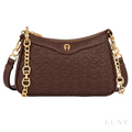 Aigner Bag | Delia Monogram Shoulder Bag – Brown