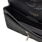 Chanel Classic Flap Bag Black Calfskin