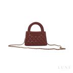 Chanel Nano Kelly Burgundy