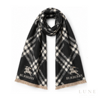 Burberry | Scarf Reversible Check Black - View 3
