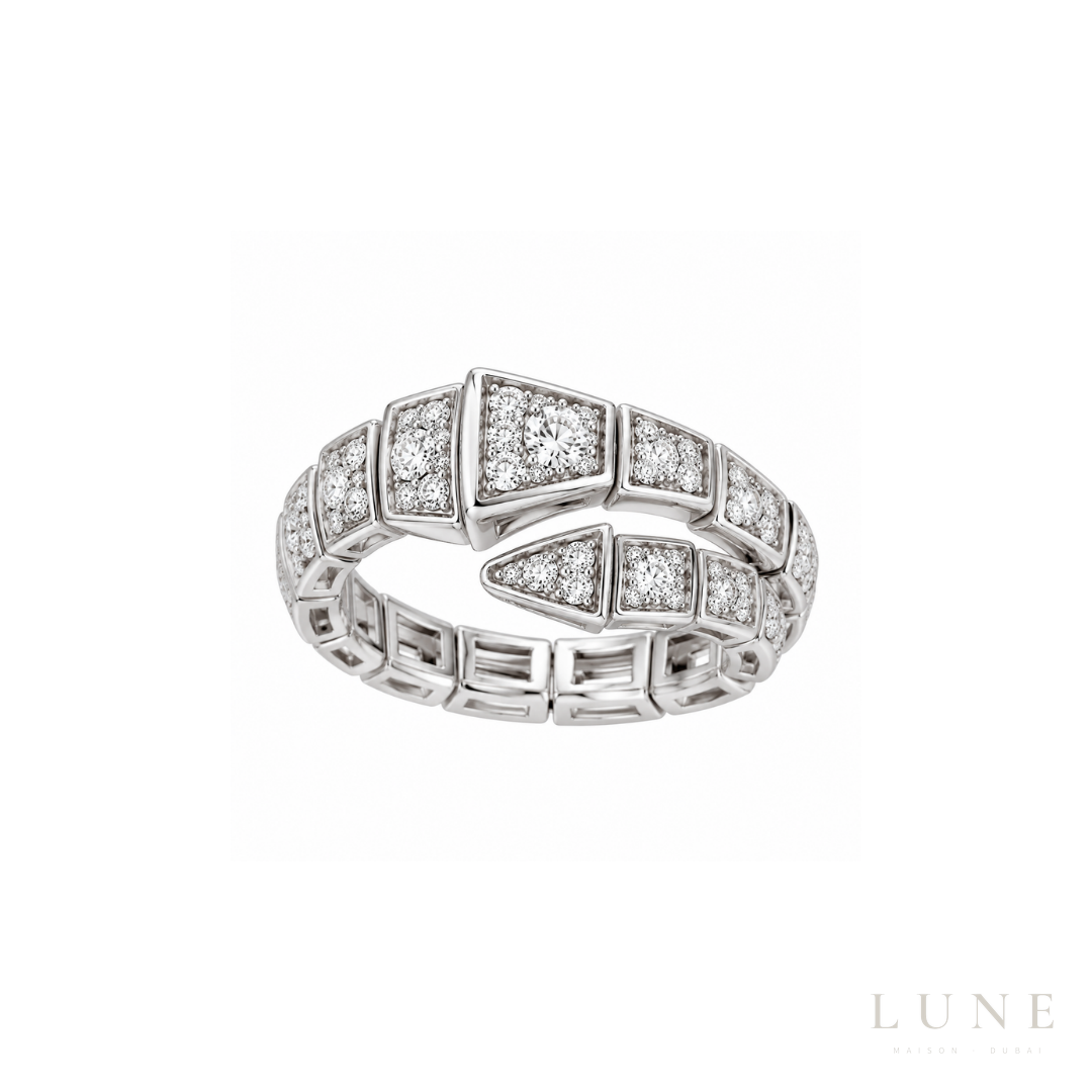 Bvlgari Serpent White Gold Diamond Set