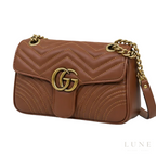 Gucci GG Marmont Small Bag – Brown