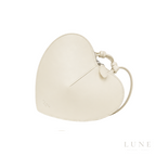 Alaïa Le Cœur Calfskin Bag – White