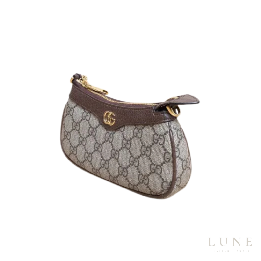 Gucci Ophidia Mini GG Canvas Shoulder Bag – Brown - View 2