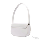 Diesel 1DR Leather Shoulder Bag – White - View 2