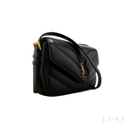 Saint Laurent Loulou Toy Crossbody Bag – Black