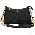 Aigner Bag | Delia Monogram Shoulder Bag – Black