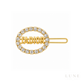 Dior Hairclip JAdior Crystal Gold Jewelry – Gold