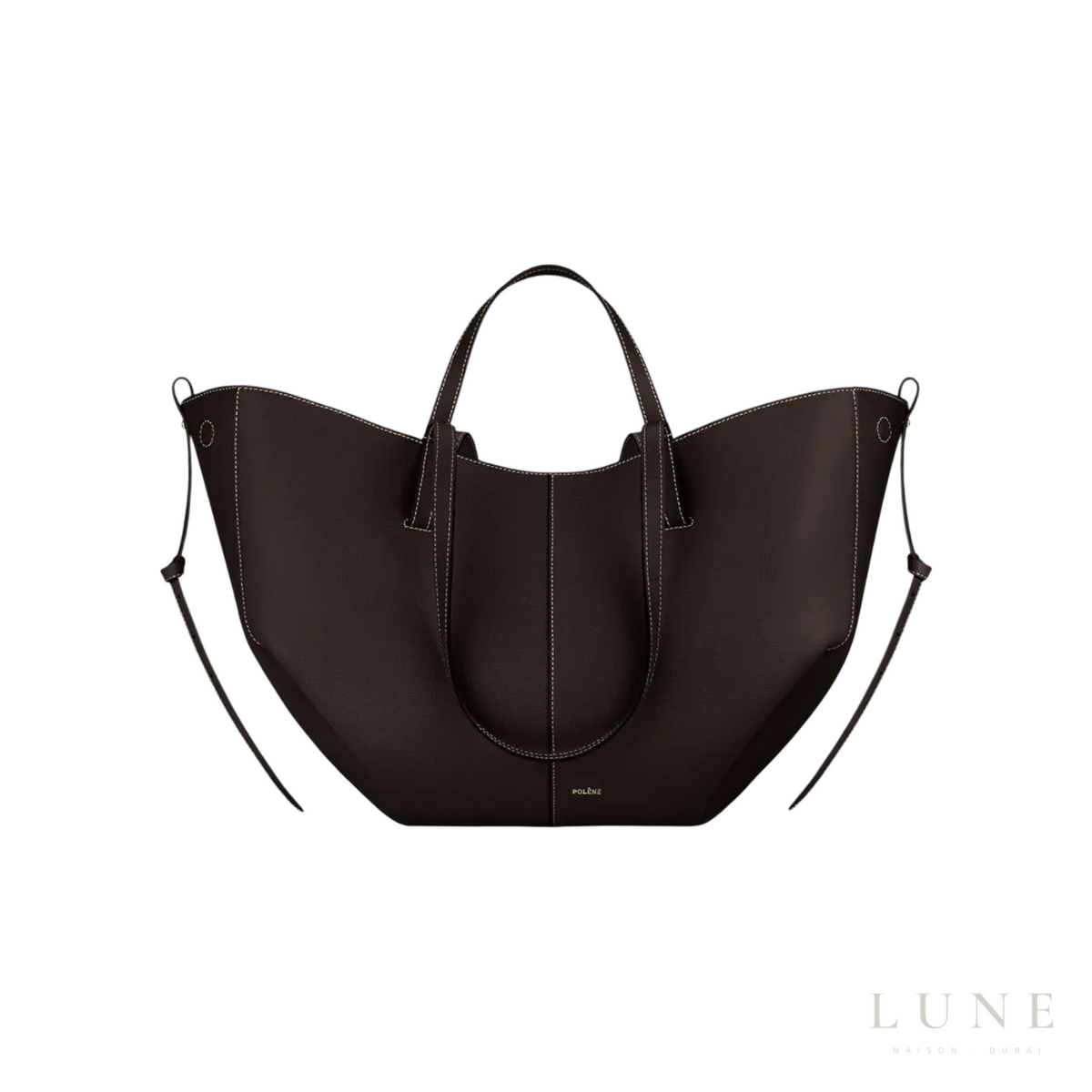 Polène Cyme Tote Bag – Ebony - View 1