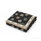 Chanel | Scarf Camellia Grid CC Logo Black - View 4