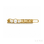 Christian Dior Pearl Studded Hair Clip